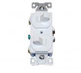 Supplies Depot: Cooper-Eagle 271W-BOX Duplex Switch White