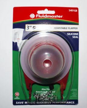 Fluidmaster 5401GBP4 3 inch Glacier Bay Flapper