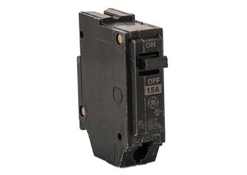 GE THQL1115 15A SP Single Pole Circuit Breaker