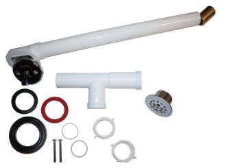 Gerber 41-513 PVC Trip Drain with Pop Up Chrome Plated