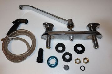 Gerber 52-010 2-Handle 10 inch Kitchen Faucet with Sprayer