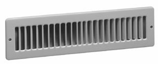 Hart & Cooley 11306 10 x 4 inch Toe Space Grille - 420 Series