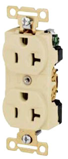 Bryant 5352 Duplex Receptacle Brown