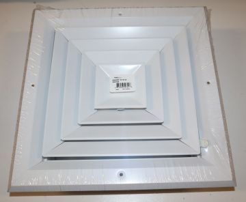 Hart & Cooley 50742 10 x 10 inch 4-Way Square Ceiling Diffuser - A504OB Series