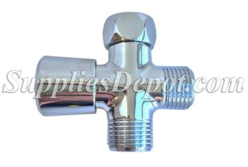 Jaclo 2699-PCH Push Button Diverter Polished Chrome