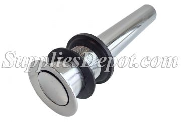 Jaclo 812-PCH Finger Touch Drain with Overflow Polished Chrome