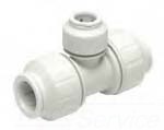 John Guest PEI3028A 3/4 x 3/4 x 1/2 inch CTS Reducing Tee