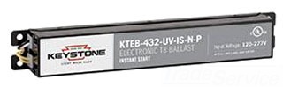 Keystone Ballast KTEB432UVISNP T8 Electronic Fluorescent for sale online 