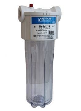 Keystone 051105 21N 10 inch Standard Clear Housing