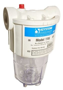 Keystone 051107 22N 5 inch Standard Clear Housing