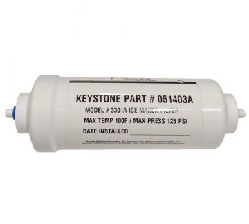 Keystone 051403A 3301A Push-Fit Ice Maker Filter