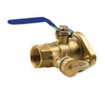 Legend 101-176 1-1/4 inch IPS Rotating Flange Ball Valve with Drain