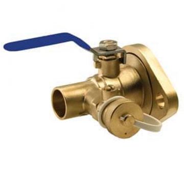 Legend 101-194 3/4 inch S-2012 Rotating Flange Ball Valve with Drain