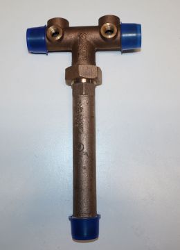 Legend 312-202NL 1 x 11 inch Union 2 Hole Tank Tee