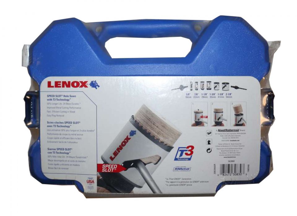 Supplies Depot: Lenox 30830 8-piece Refrigeration Hole Saw Kit