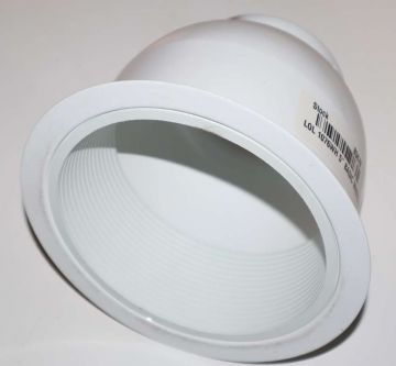 Lightolier 1076WH 5 inch Basic White Baffle