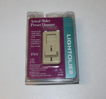 Lightolier AP1000W White Dimmer