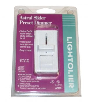 Lightolier AP603W White Dimmer