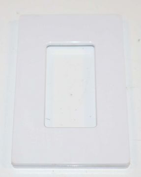 Lutron CW-1-WH Claro Single Gang Wallplate