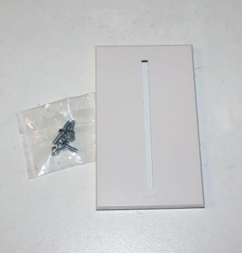 Lutron VTW-1-WH Vierti Single Gang Wallplate