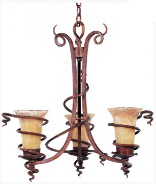 Maxim 11904VADB Desert Wind 3-Light Chandelier