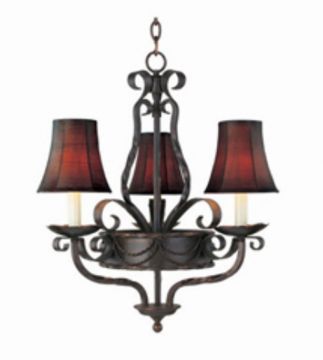 Maxim 12254OI Sierra Madre 3-Light Chandelier