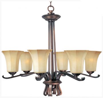 Maxim 20885WSWR Chelsea 6-Light Chandelier