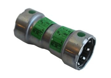 Viega Megapress 25000 1/2 inch PxP Coupling with Stop