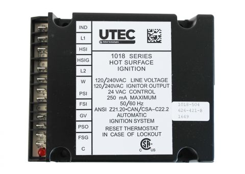 Nordyne 626421R Hot Surface Ignitor Control