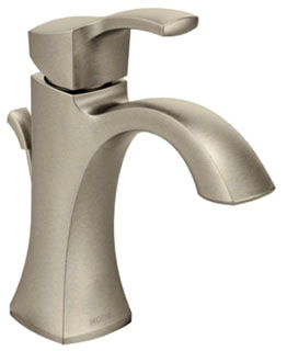 Moen 6903BN Voss 1 Hole or 3 Hole Lavatory Faucet - Brushed Nickel