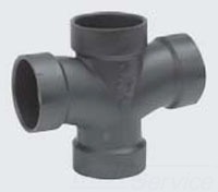 1-1/2 inch ABS DWV Double Tee