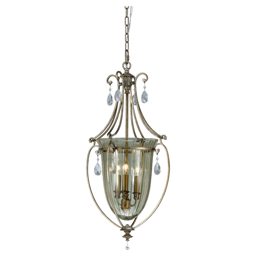 Murray Feiss F2257 3MSH Smokey Topaz 3 Light Hall Fixture
