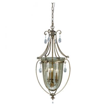 Murray Feiss F2257/3MSH Smokey Topaz 3-Light Hall Fixture
