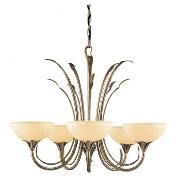 Murray Feiss F2293/5GIS Hummingbird 5-Light Chandelier