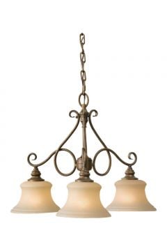 Murray Feiss F2350/3BRB Bourbon Street 3-Light Chandelier
