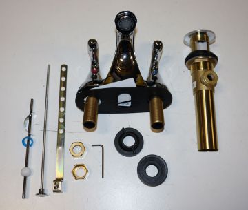 Matco-Norca BL-400C 4 inch CC 2-Handle Lavatory Faucet