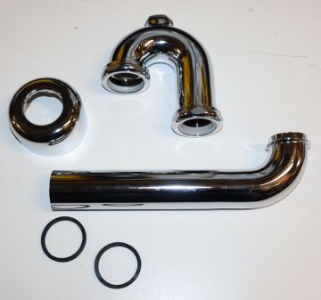 McGuire C8912 1-1/2 17 Gauge P-Trap with Clean Out