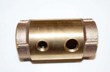 Merrill CVTNL1002 1 inch Check Valve with Double Taps