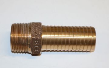 Merrill RBMA125XL 1-1/4 inch Extra Long Brass MIP Adapter
