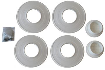 Navien 30003873B 3 inch Wall Flange and Termination Kit