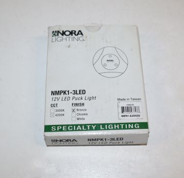 Nora NMPK1-3LED42BZ 12V Puck Light