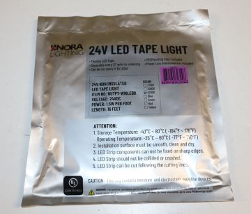 Nora NUTP7-16LED942 24V 16 Foot Tape Light Roll