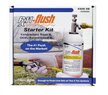 Nu-Calgon 4300-08 RX11 A/C Freon Flush Starter Kit