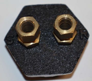 OEM 4468 2 x 3/8 x 3/8 inch Duplex Bushing with Fittings