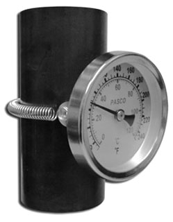 Wal-Rich, Economy Hot Water Thermometer, 40 - 280°F, 1/2 In