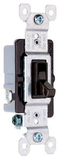 Pass & Seymour 663G 3 Phase 15A / 120V Switch Brown
