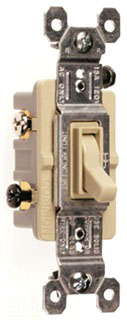 Pass & Seymour 663-IG 3 Phase 15A / 120V Switch Ivory