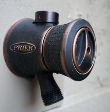 Prier P-118L10-ORB 10 inch Oil Rubbed Bronze Hot and Cold Hydrant 1/2 inch Copper