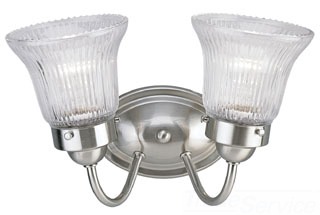 Progress P3288-09 2-Light Bathroom Vanity Light