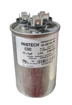 Rheem 43-25133-35 Capacitor - 35/5/370 Dual Round